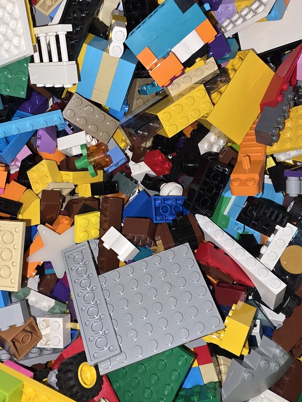 Lego Bulk 2lb Random Mixed Lot‎ Bricks Plates Misc Pieces